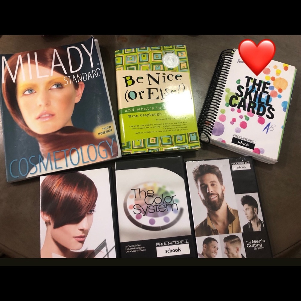 ✔️SOLD✔️Cosmetology Books and Dvd